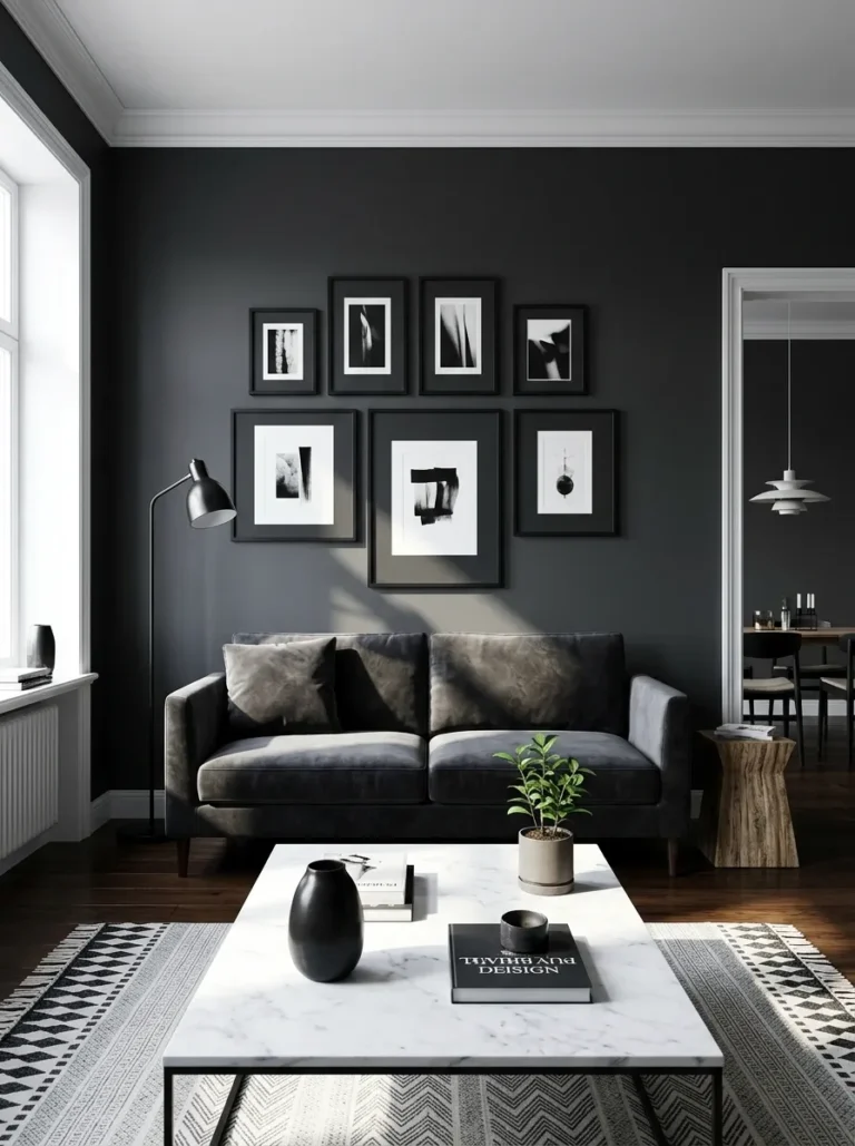 grey wall living room ideas decor