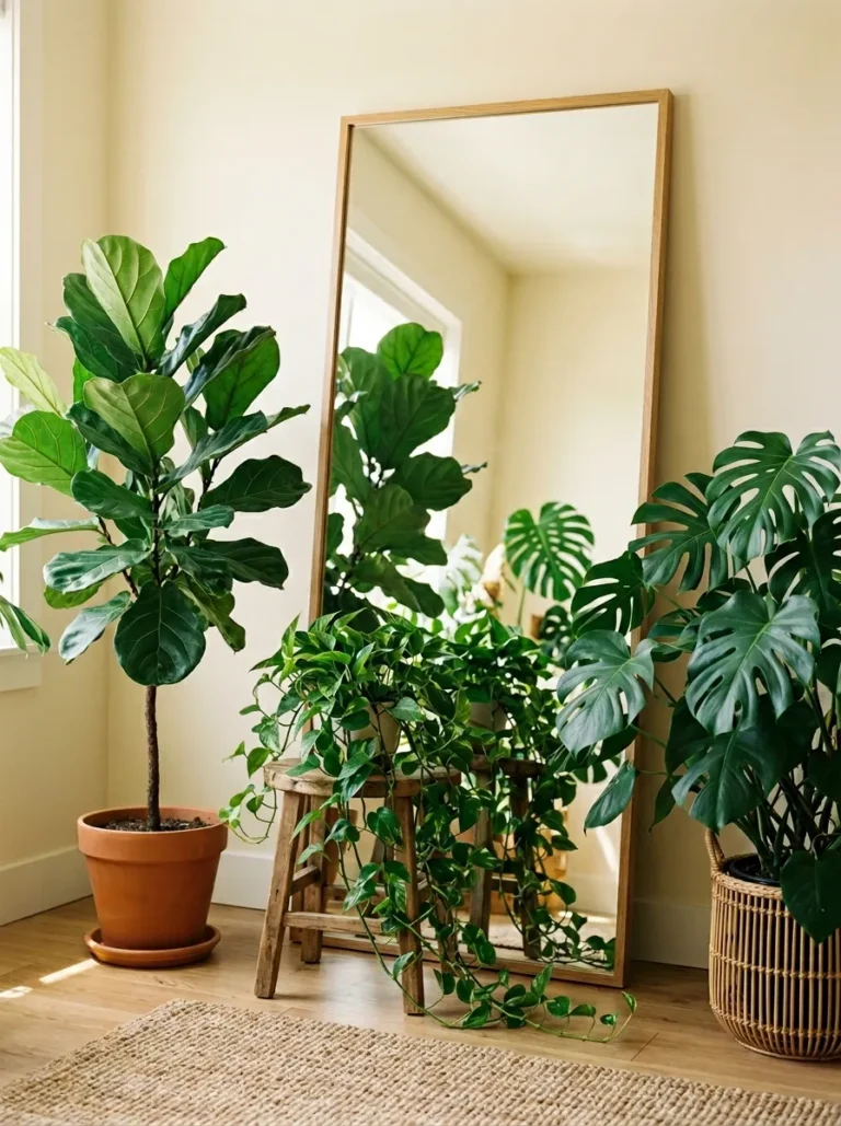 living room wall mirror decor ideas