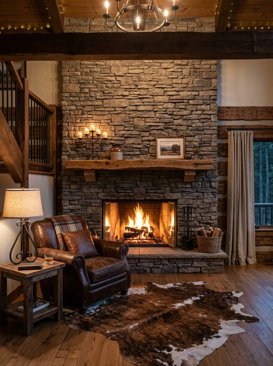 rustic living room wall decor ideas