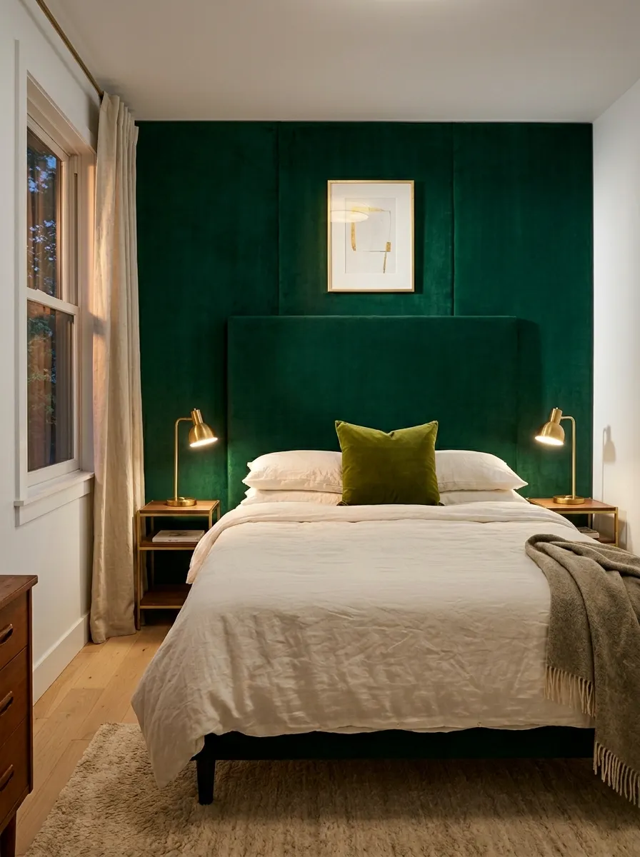 bedroom ideas for small rooms green