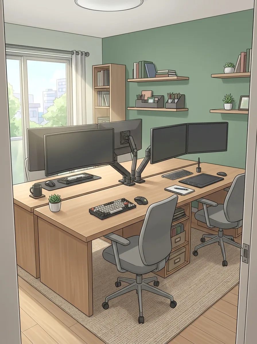 home office ideas for two