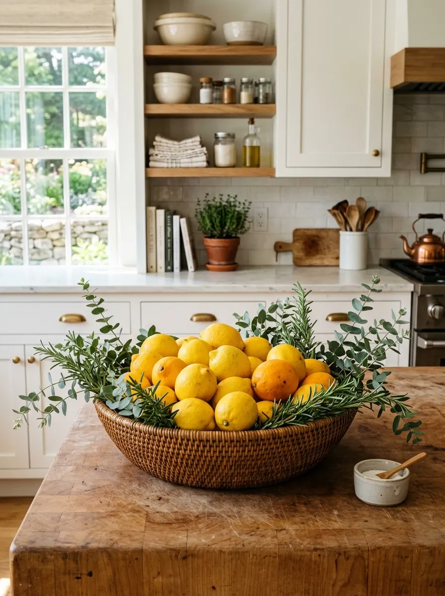 lemon kitchen decor ideas farmhouse