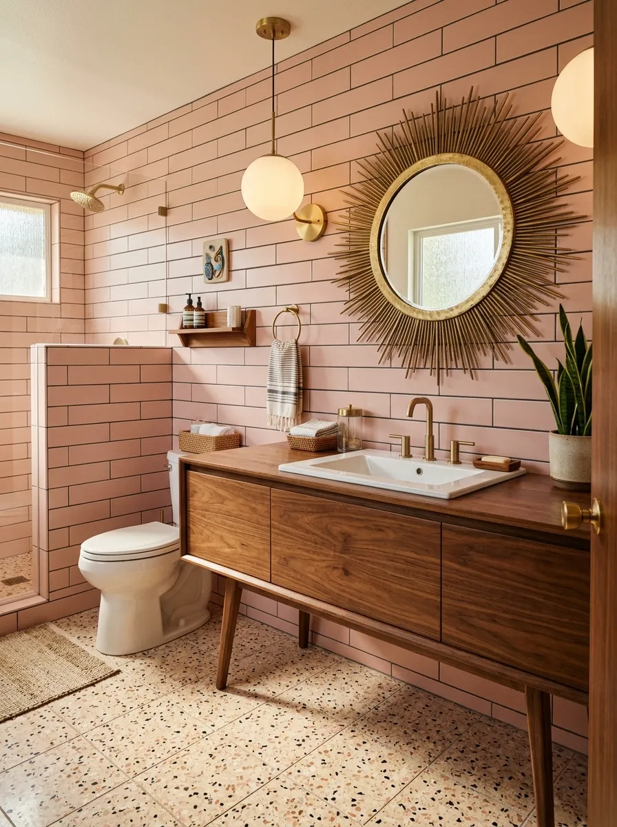 mid century modern bathroom ideas