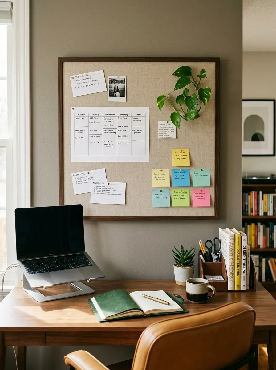 study table wall decor desk ideas