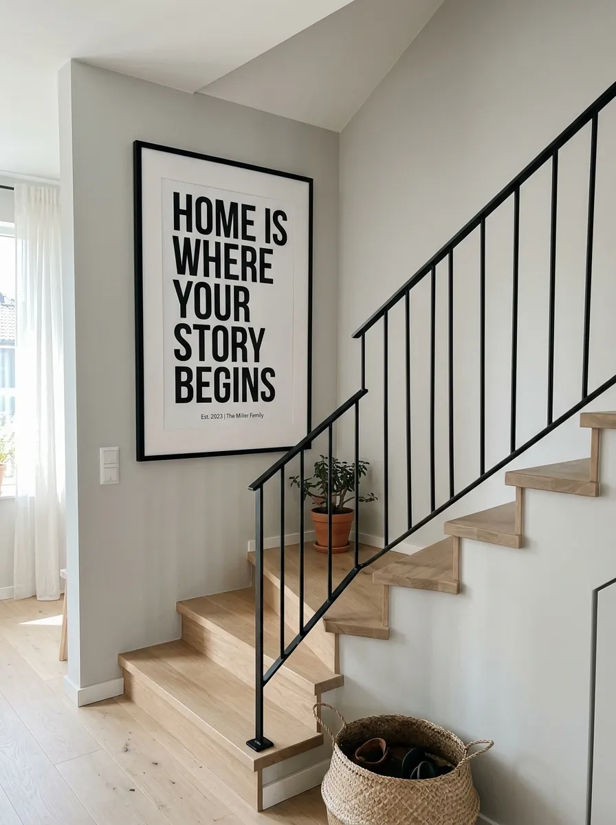 up the stairs wall decor ideas