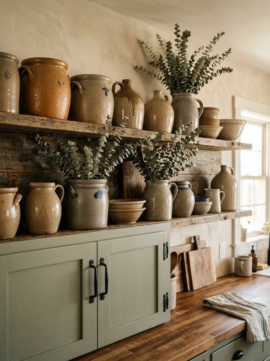 above kitchen cabinet decor ideas rustic