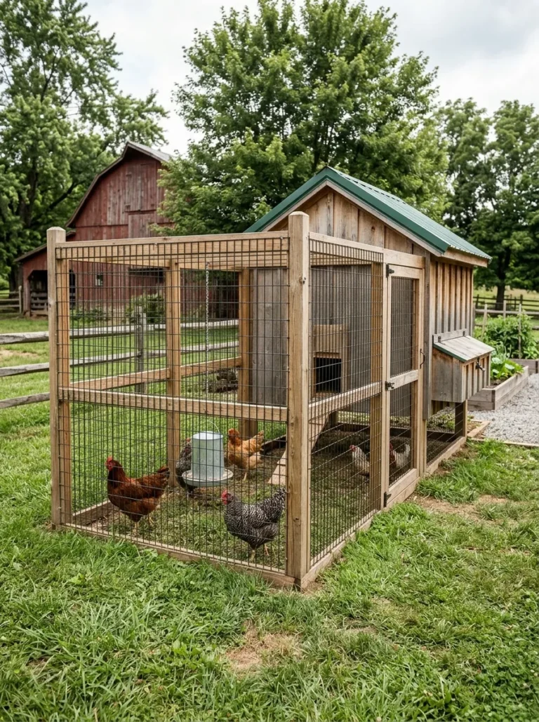 chicken coop fence ideas