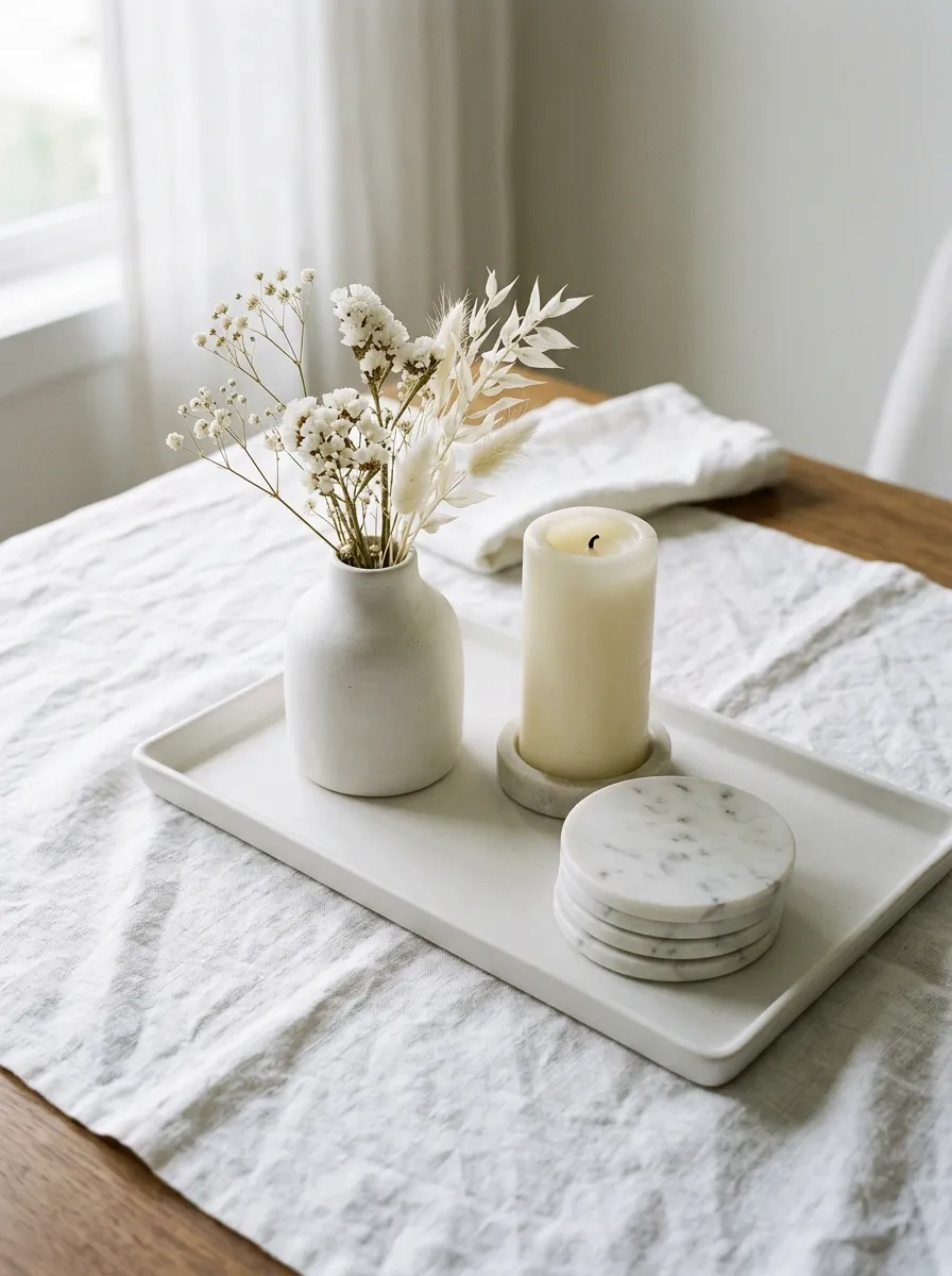 kitchen table tray decor ideas