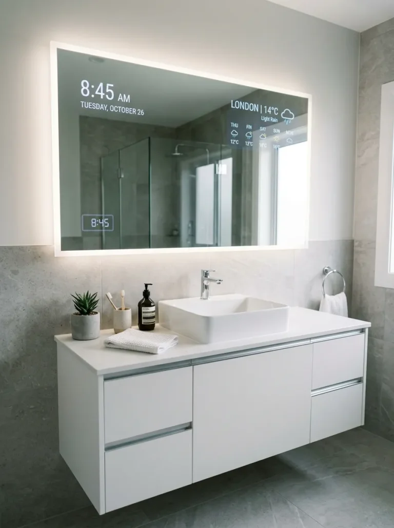 large bathroom mirror ideas