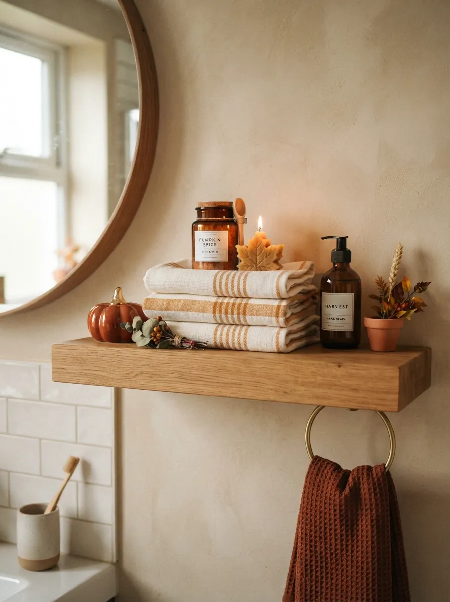 bathroom shelf styling ideas