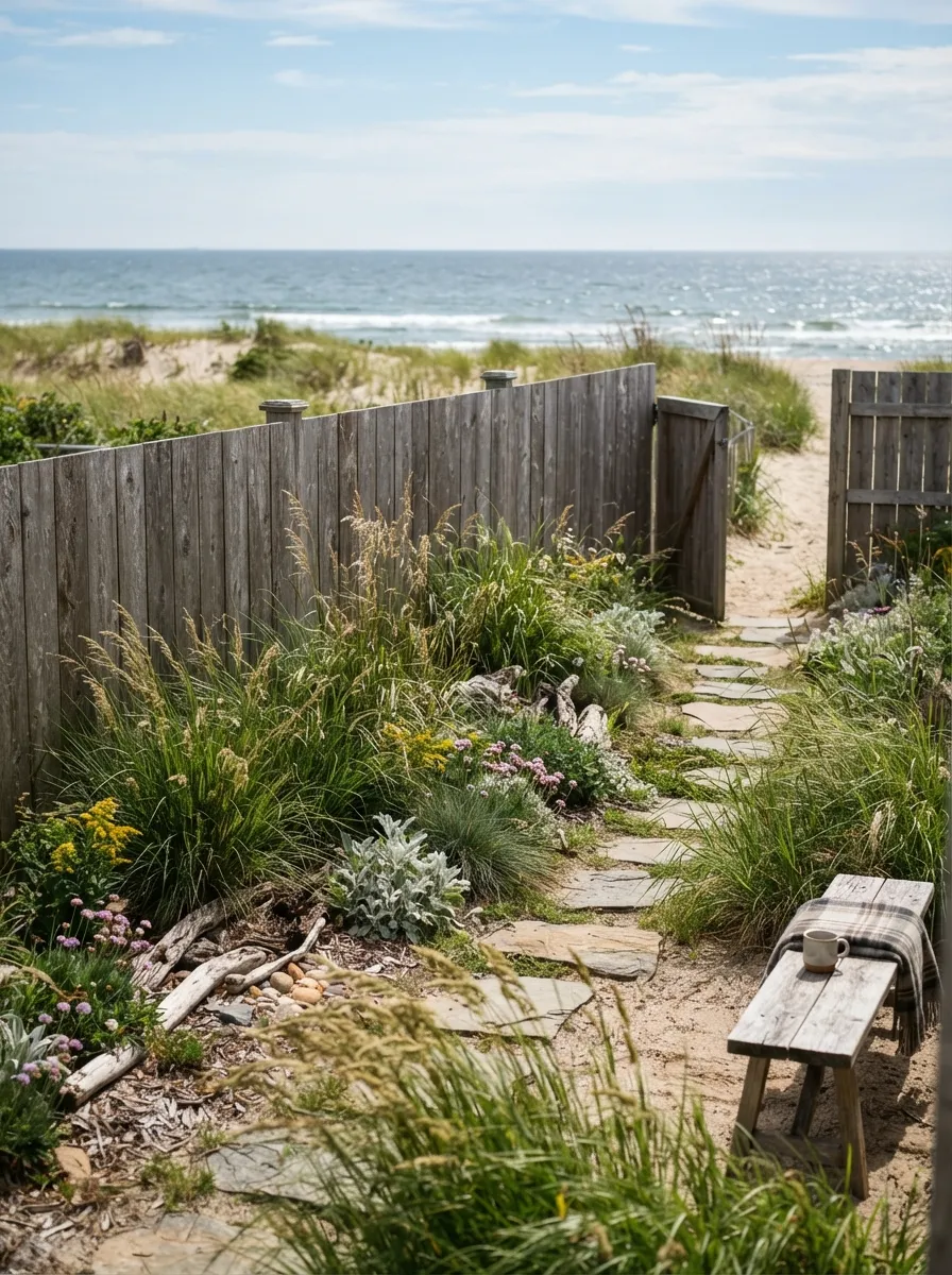 beach house fence ideas