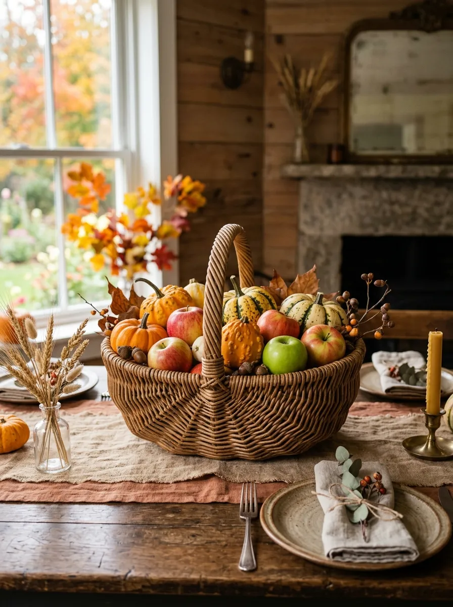 dining table centerpiece farmhouse