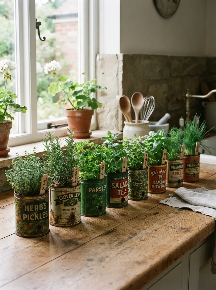 farmhouse kitchen counter decor ideas