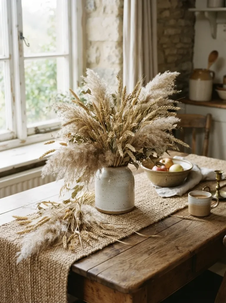 farmhouse kitchen table decor ideas