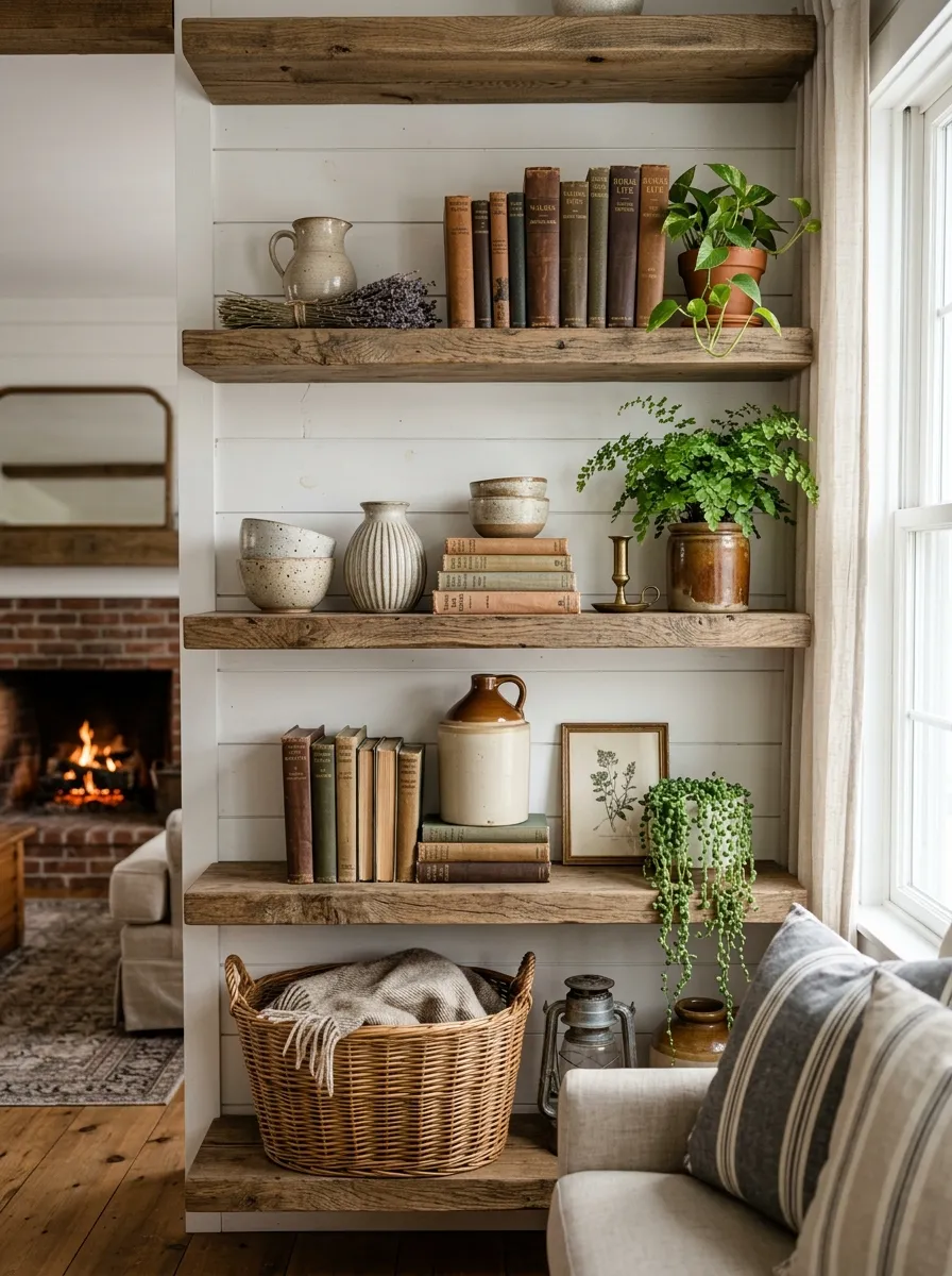 farmhouse living room decor ideas