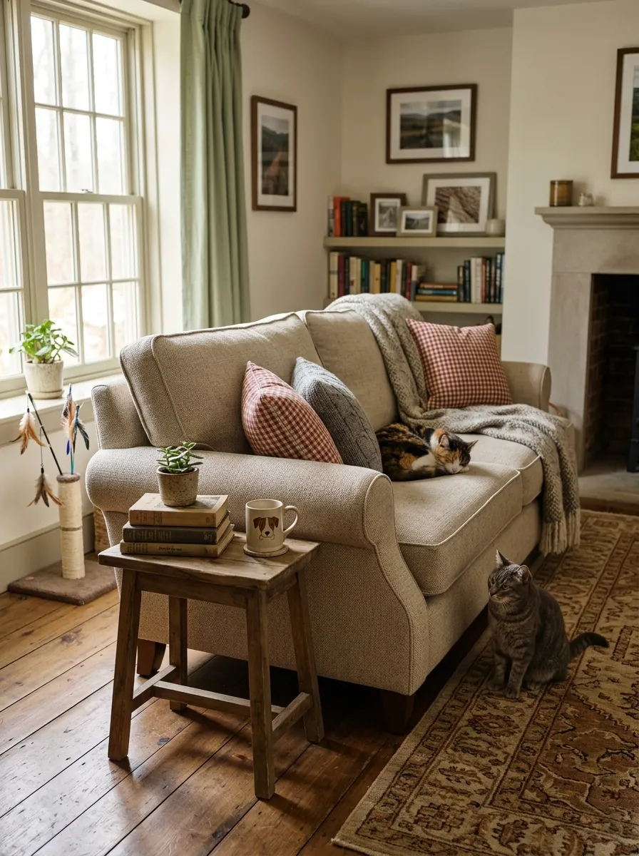 farmhouse living room sofa ideas