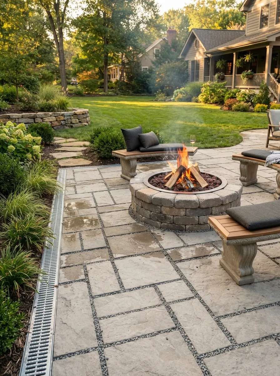 fire pit ideas with pavers