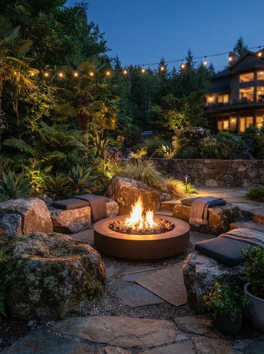 fire pit landscaping ideas