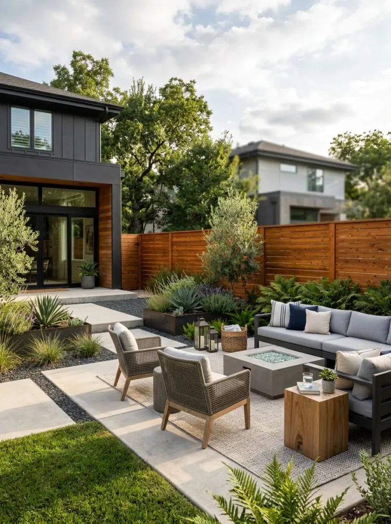 horizontal privacy fence ideas