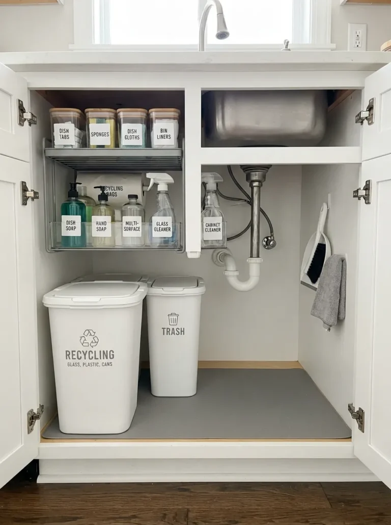 kitchen under sink organization