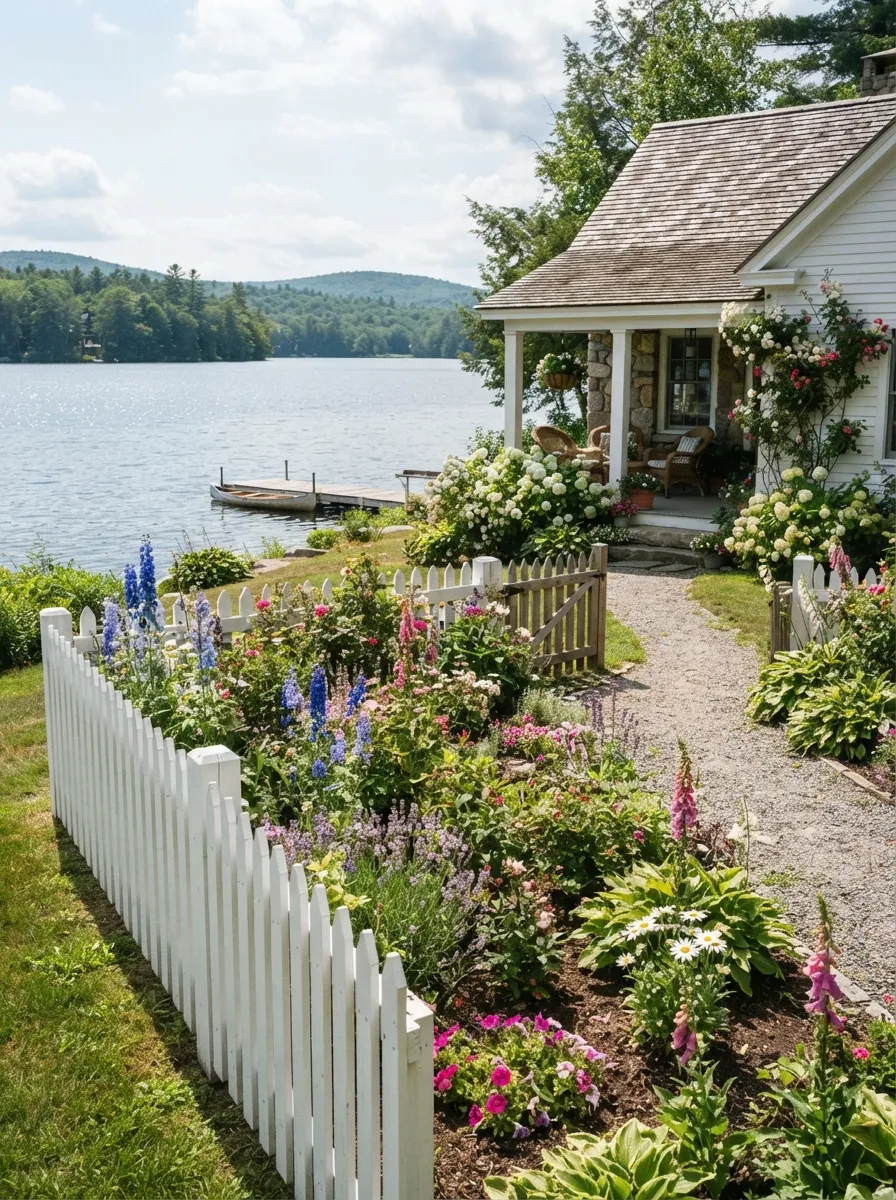 lake house fence ideas