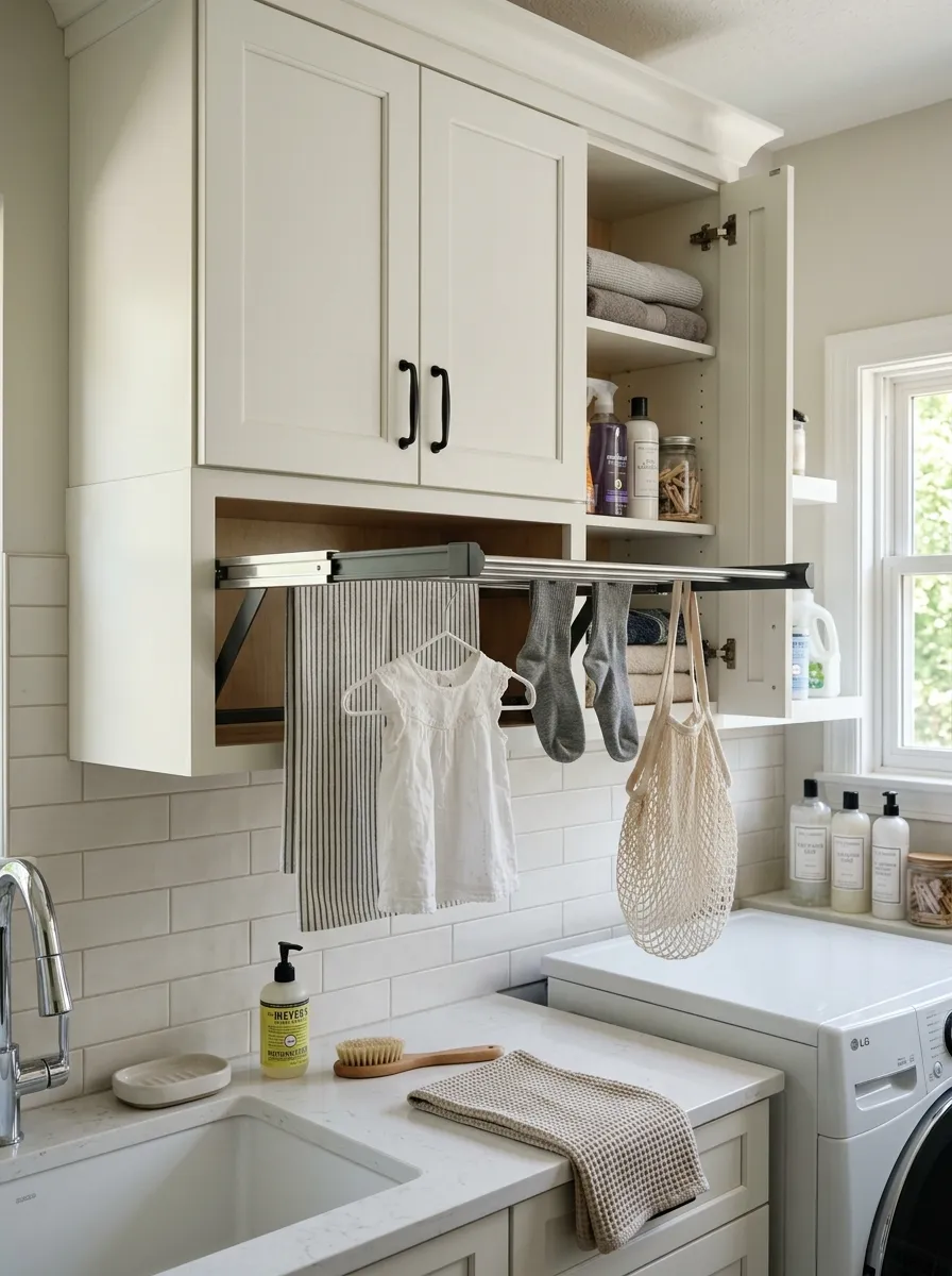 laundry room upper cabinet ideas