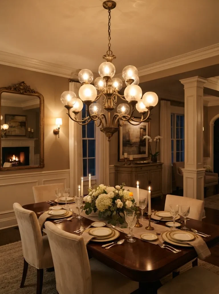 luxury dining room chandelier