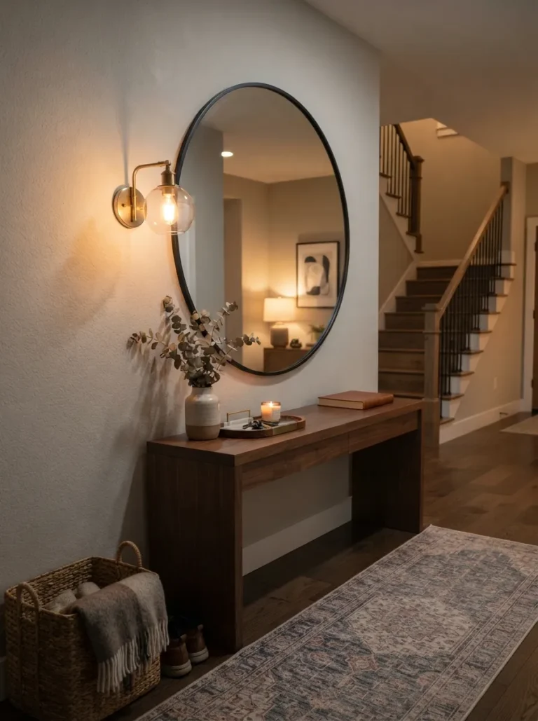 modern entryway mirror ideas
