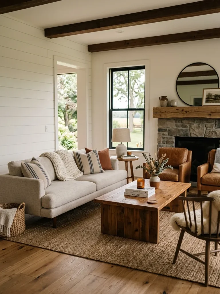 modern farmhouse living room ideas