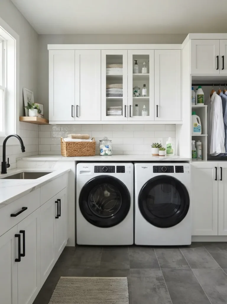 modern laundry room cabinet ideas