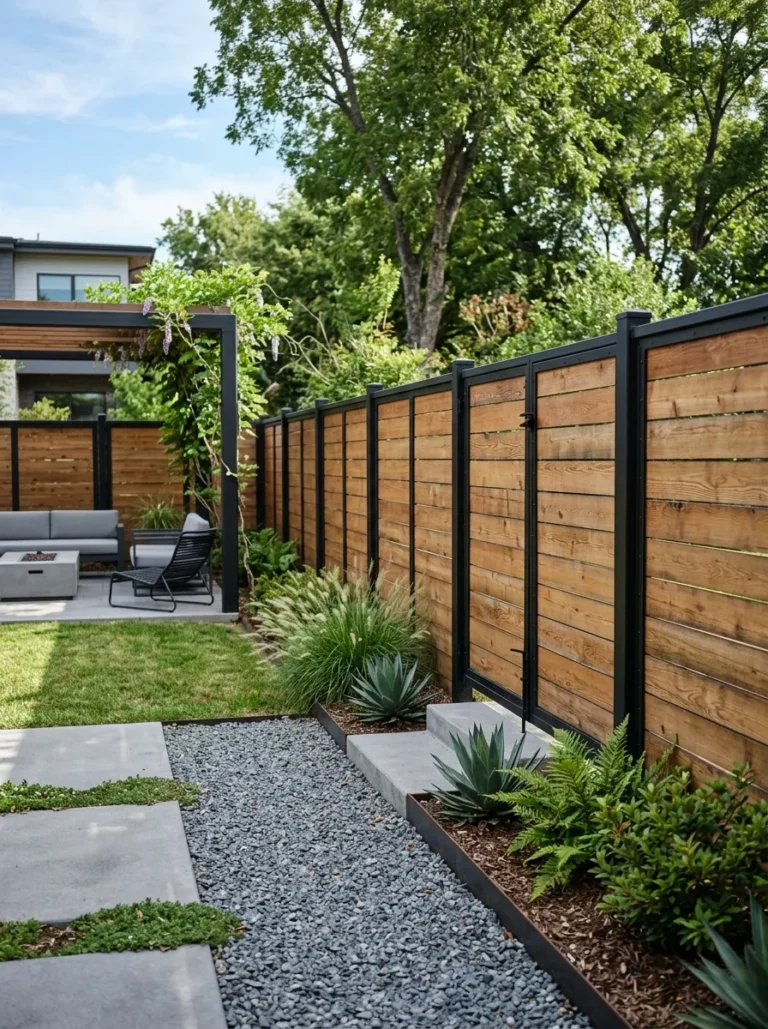 privacy fence panels ideas