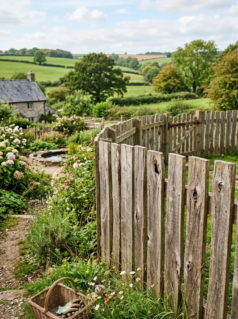 rustic wood fence ideas