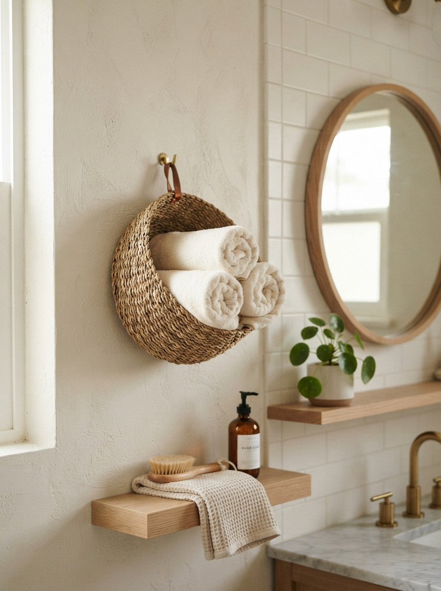 small bathroom wall decor ideas