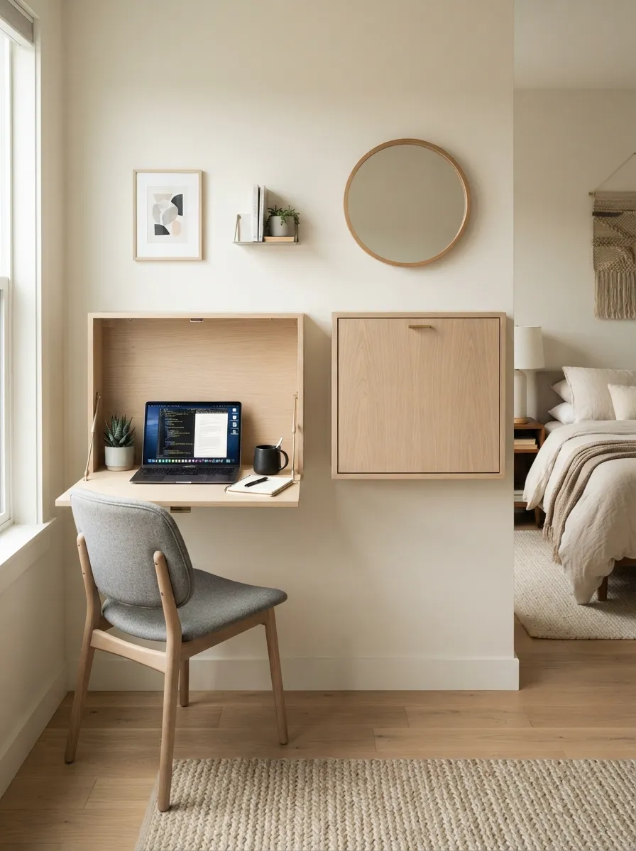 small bedroom with desk ideas