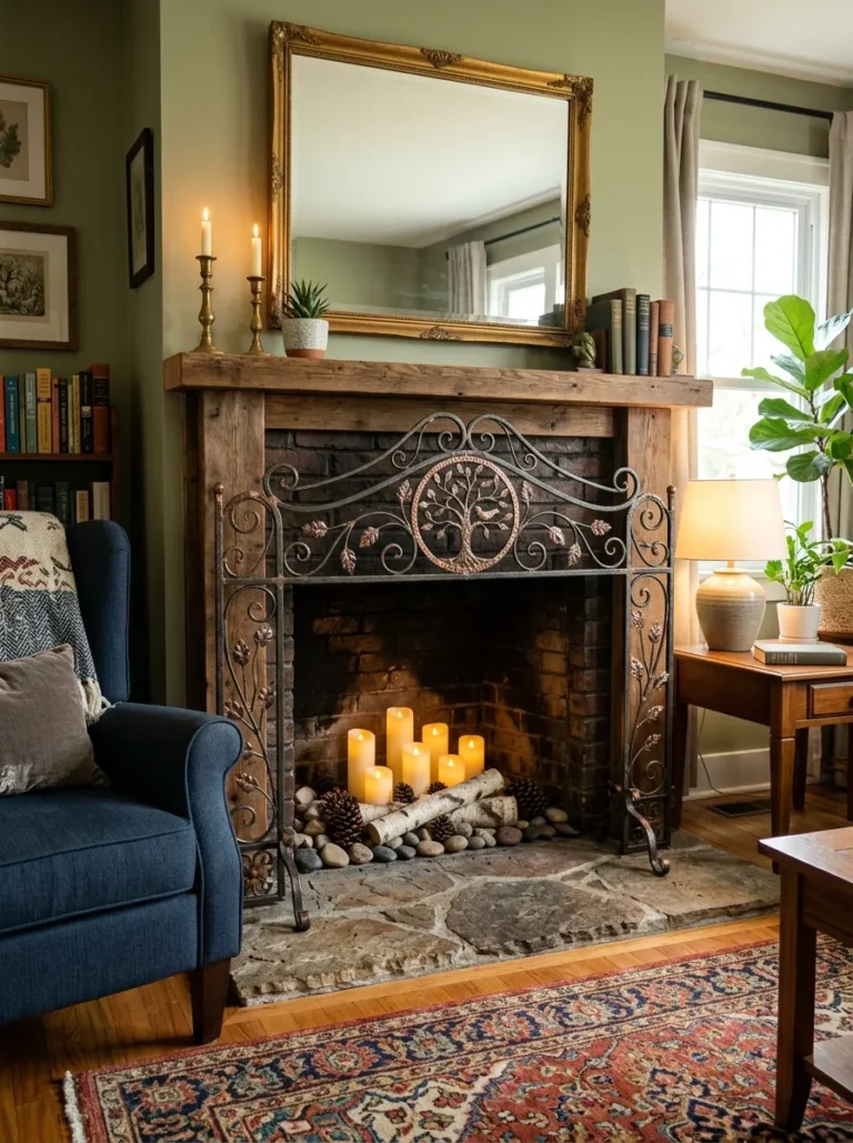 small living room ideas with fireplace