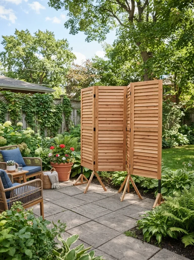 temporary privacy fence ideas