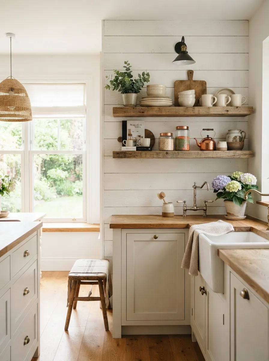 white farmhouse kitchen ideas