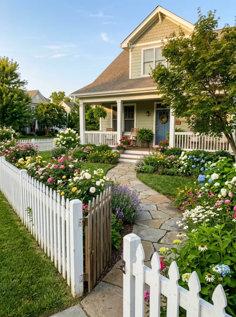white picket fence ideas