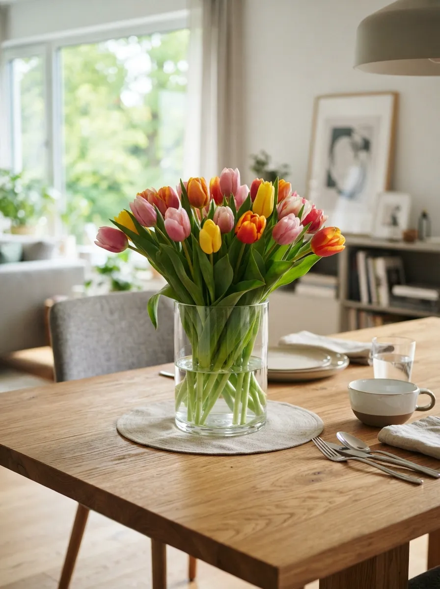 dining table centerpiece vase ideas