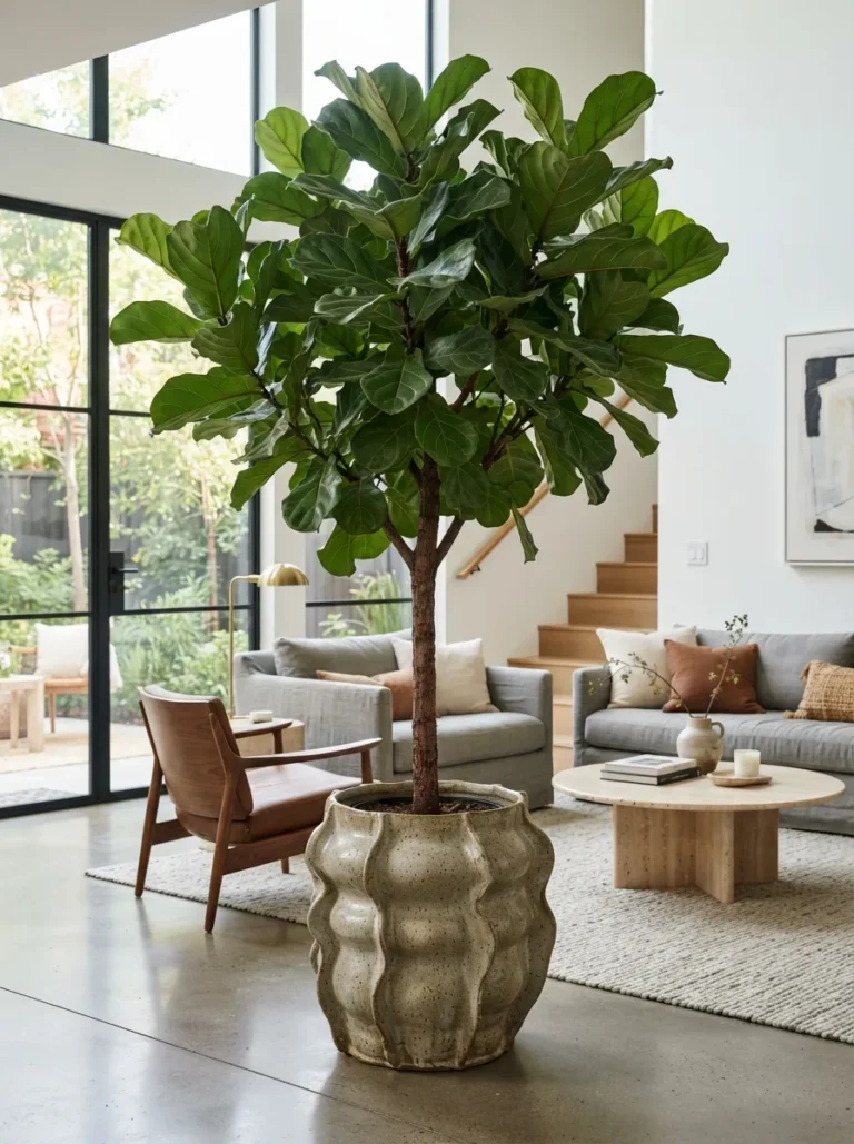 10 Stunning Living Room Indoor Tree Ideas for a Lush, Elevated Space